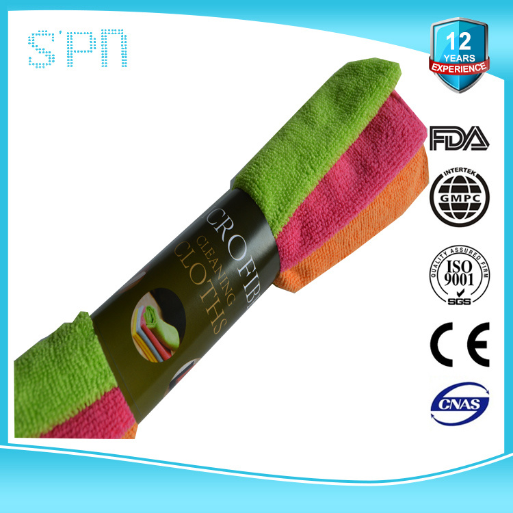 Bulk Package with Stickers Cleaning Microfiber Towel