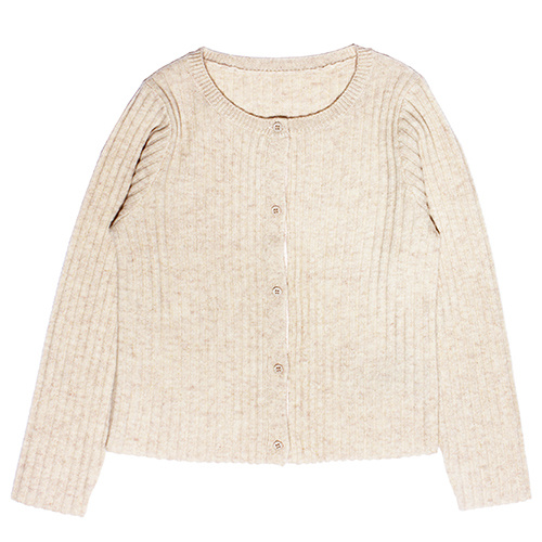100% Cashmere Spring/Autumn/Winter Girls Knitted Cardigan