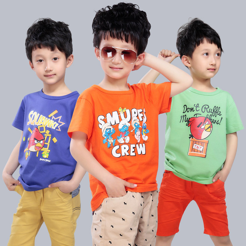 Soft Cotton Fabric Children T-Shirts with Printing