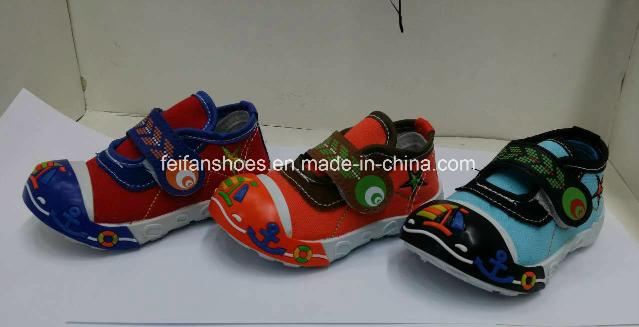 Newest Cheap Injection Canvas Shoe Baby Shoes Infant Shoes (HH17620)