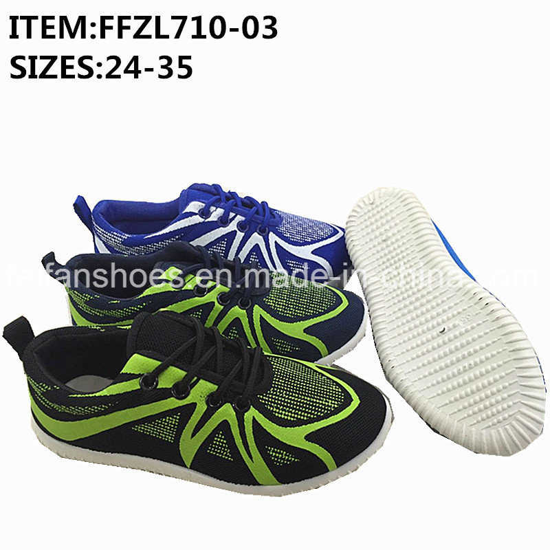 Children Sneaker Shoes Injection Canvas Shoes (FFZL710-03)