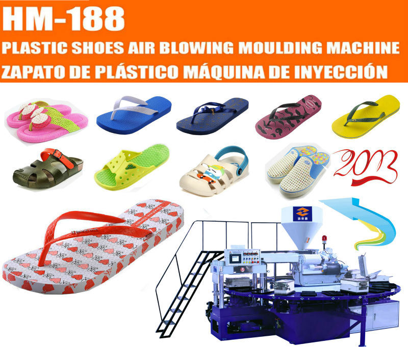Disc Type Plastic Air Blowing Slippers/Sandals Making Machine
