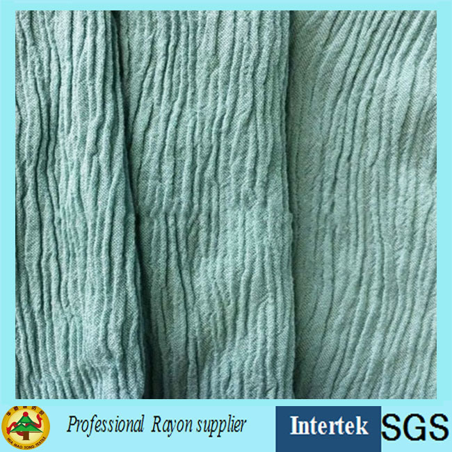 Man-Made Cotton Crepe Fabric for Garments