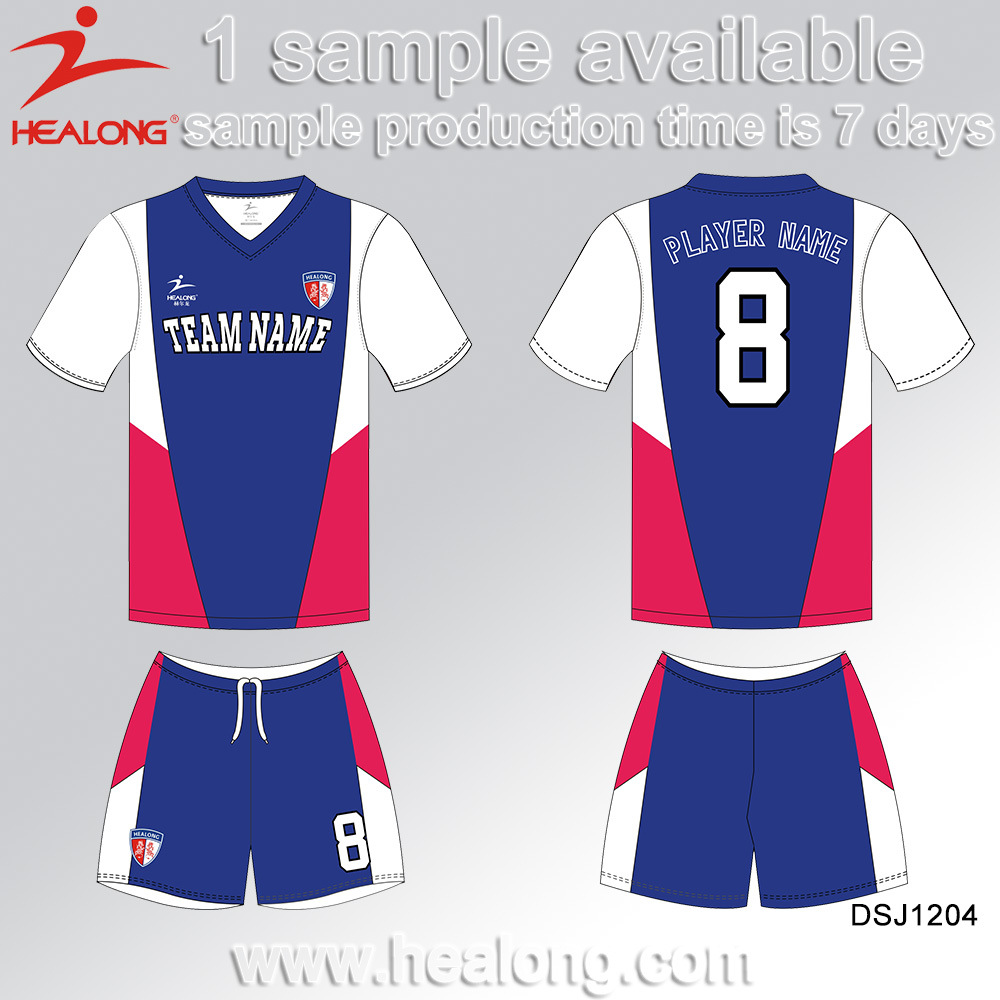 Healong China Deisgn Sports Gear Sublimation Ladies Club Football Sets for Sale