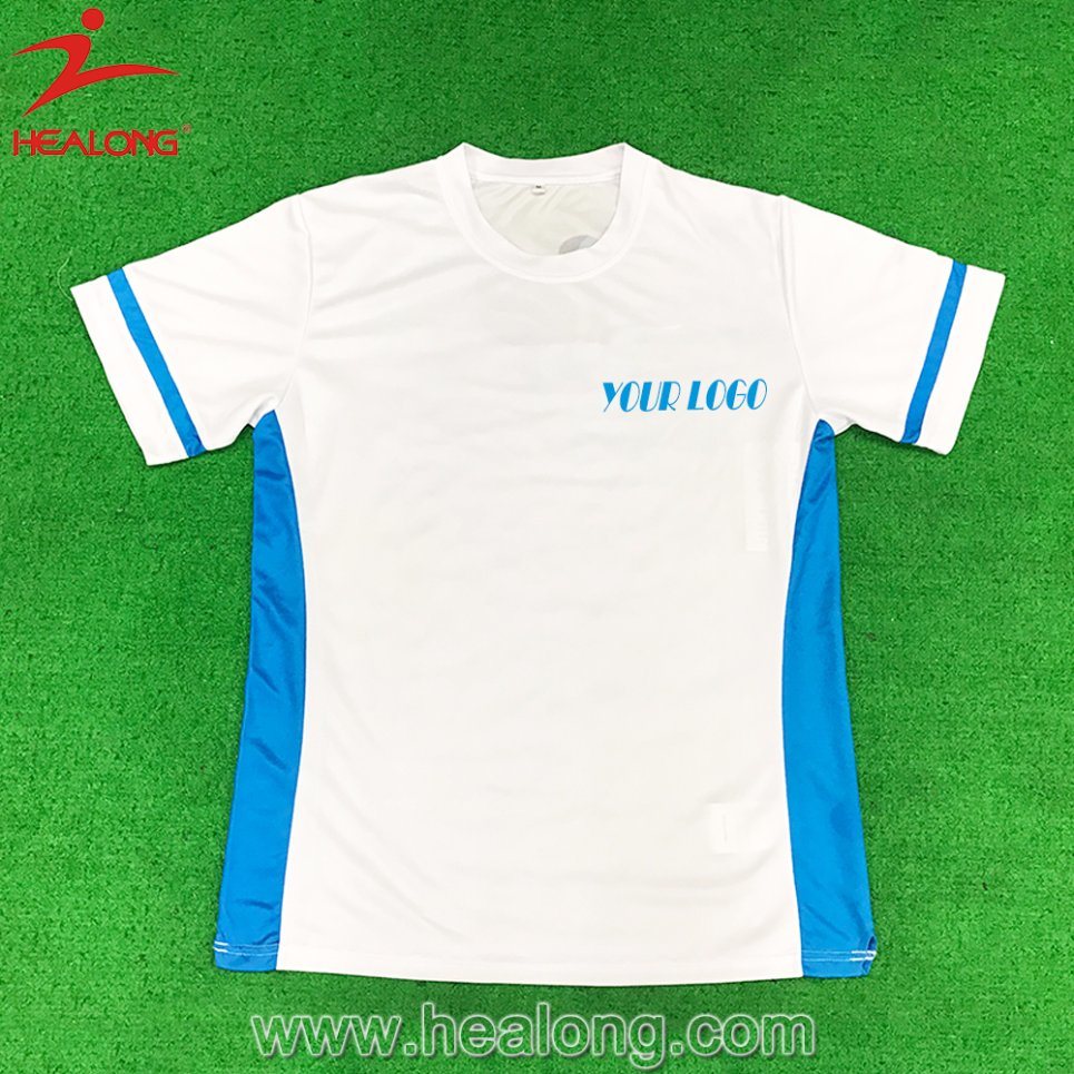 Healong Custom Hot Sublimation Fashion White Sports T Shirt