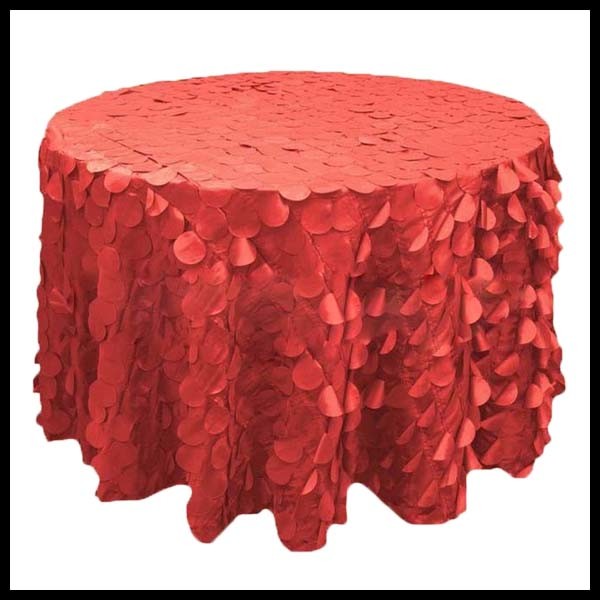Wedding Decorativetaffeta Circle Lace Fabric for 3D Embroidery Table Cloth
