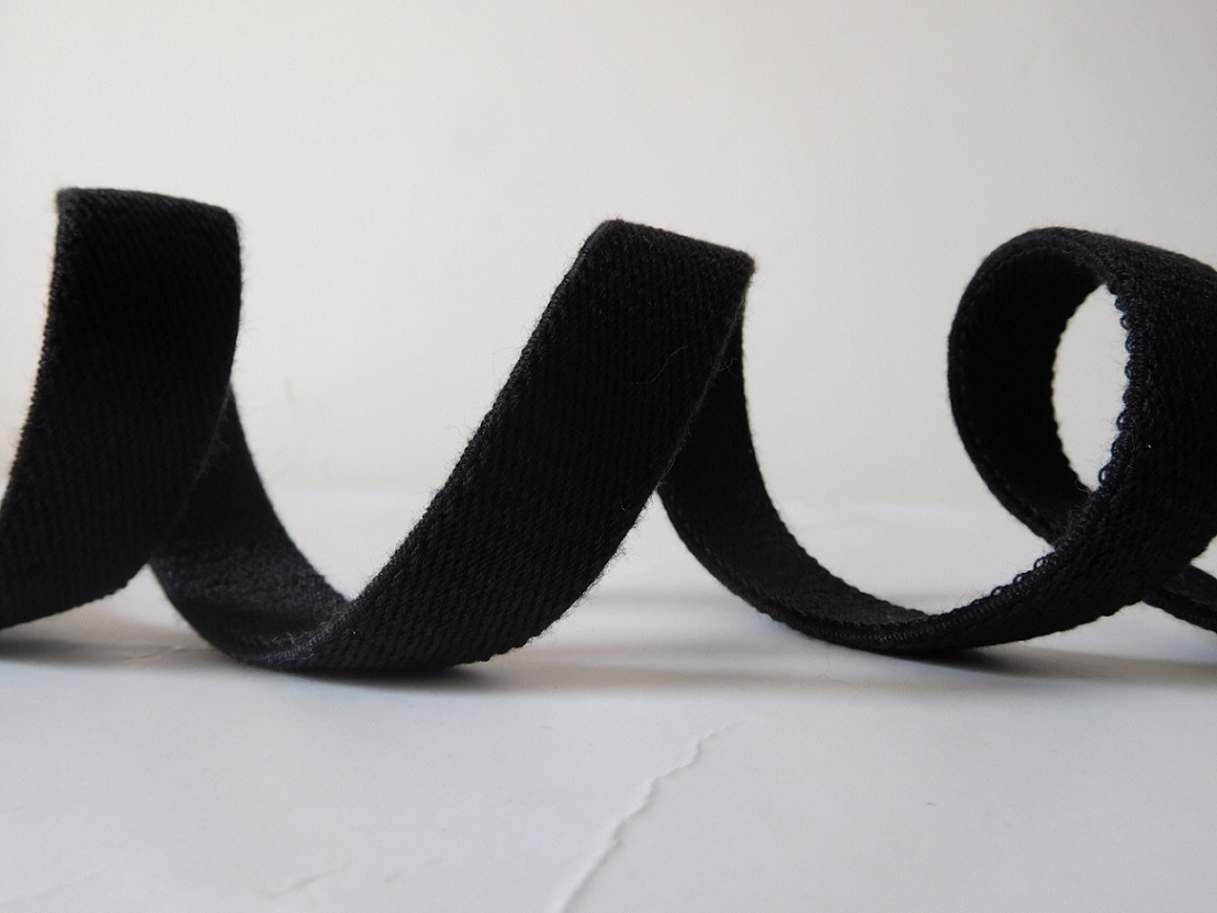 Fire Protection Black Aramid Webbing for Industry or Garment Accessories