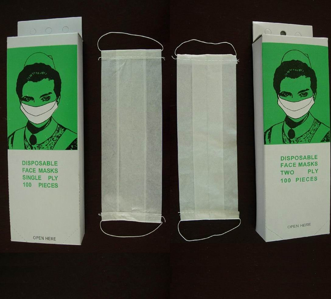 Xiantao Hubei MEK 1-Ply Paper Mask for Food Process
