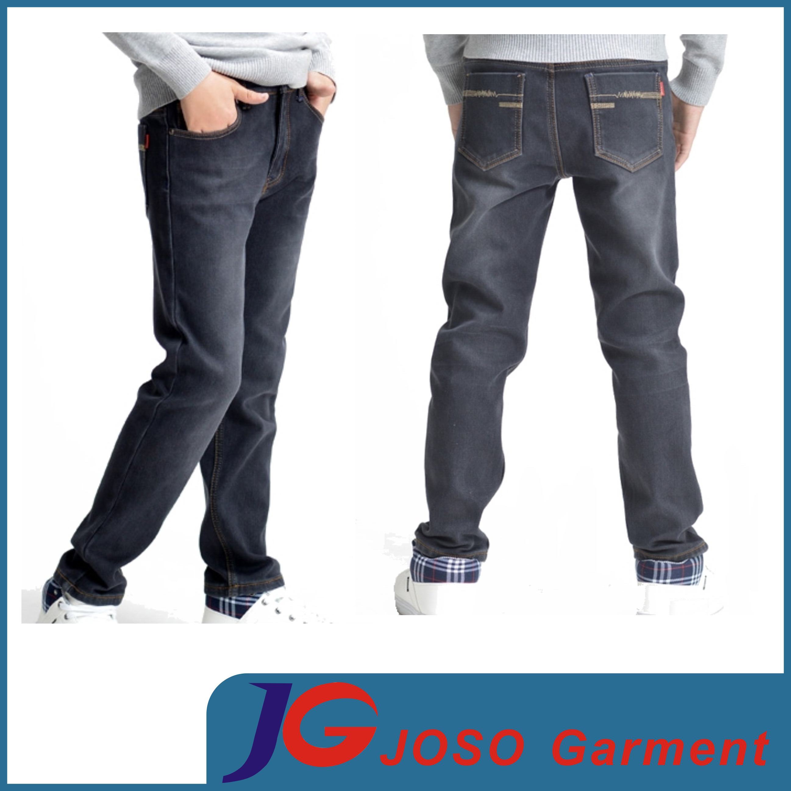 Boys Kids Cotton Grey Denim Pants (JC8012)