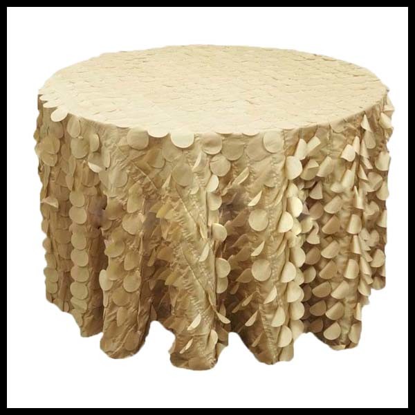 Wedding Taffeta Circle Lace Fabric for Chair Table Decorative Table Cloth Fabric