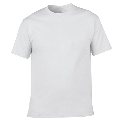 100% Cotton Plain White O-Neck Mens T Shirt