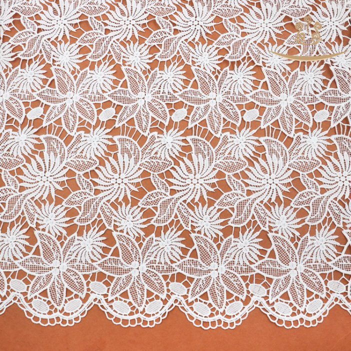 L20010 Fashion Milk Silk Embroidered Lace Fatory Price Lace Fabric for Dress Making