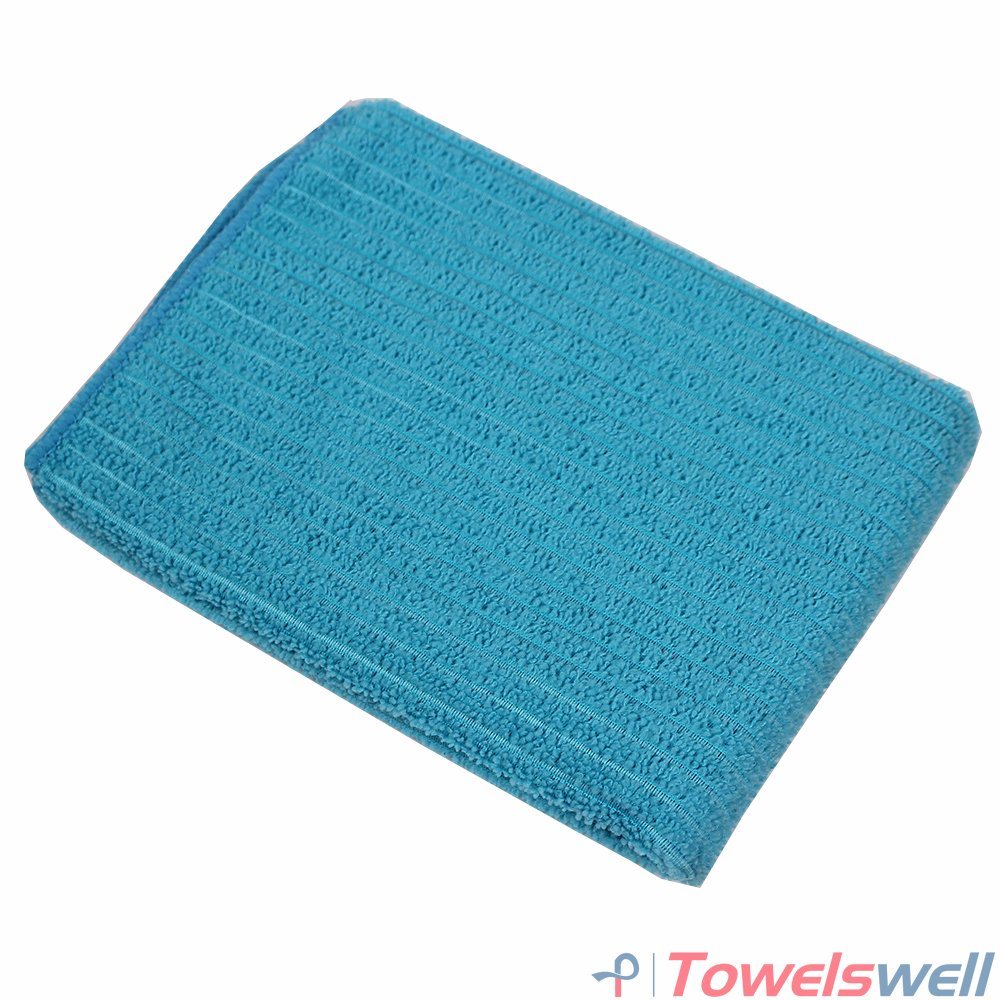 Blue Durable Microfiber Kitchen Dish Towel