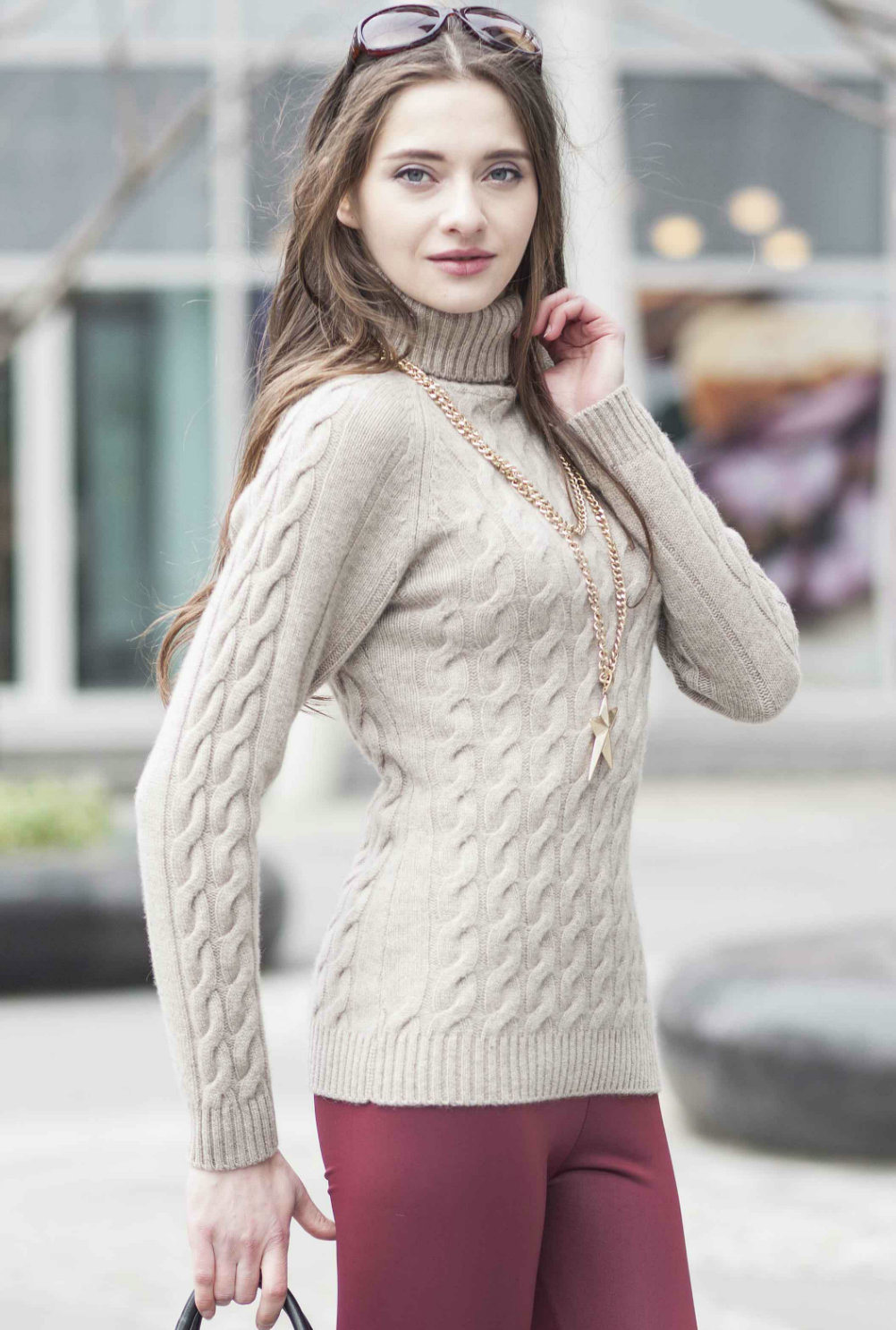 Ladies' Fashion Cashmere Sweater (1500002038)