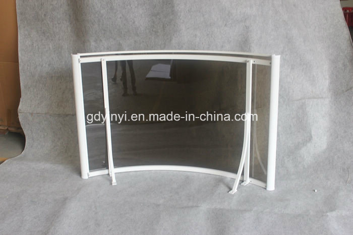 Rainbow Awning Polycarbonate Awing Aluminum Components Canopy Outdoor Shelter (YY-I1 900)