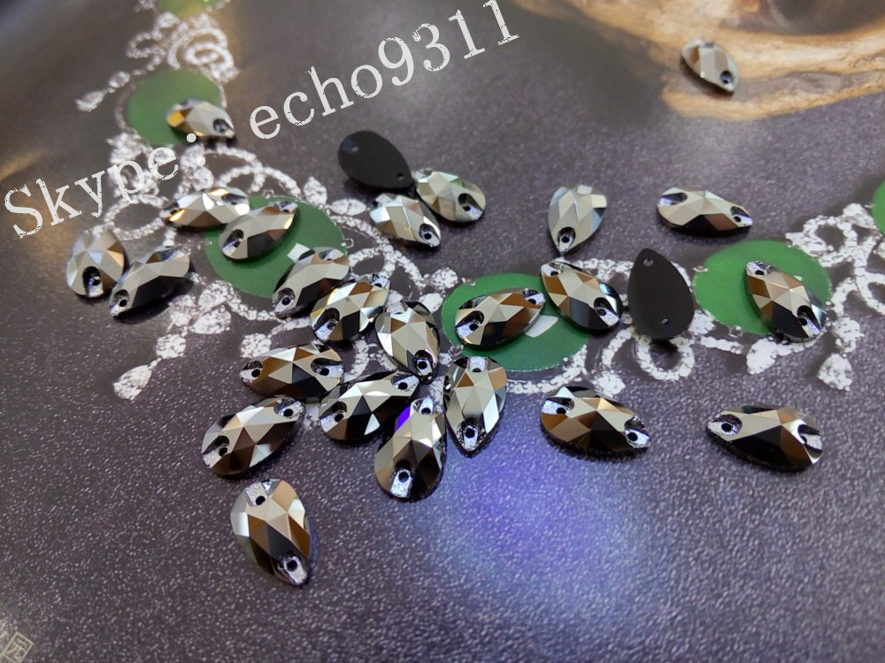 Crystal Sew on Stones 2015 Drop Shape 7*12mm (DZ-3065)