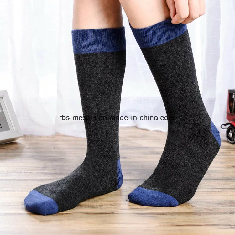 Cotton Blend MID Calf Men's Casual Socks Dress Socks
