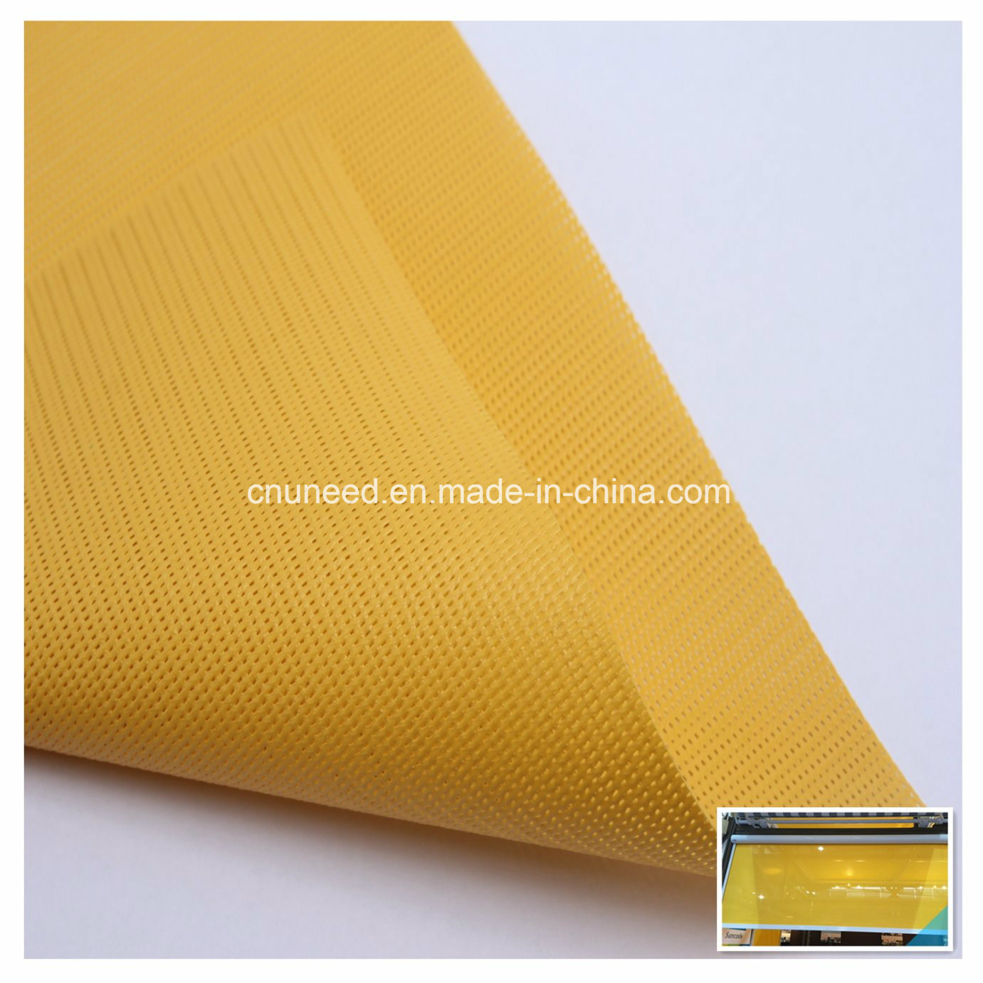 PVC-Coated Polyester Mesh Fabric to Sunshading/Controlling, Construction, Sign & Awning
