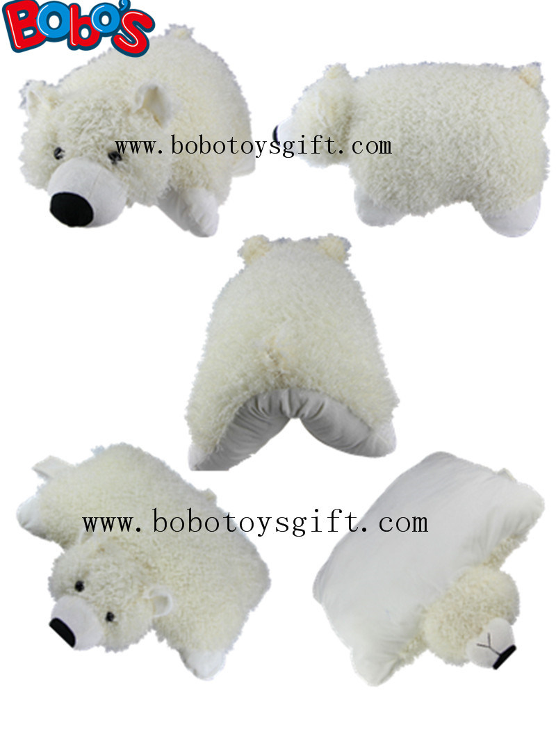 Cheap Cushion Plush Stuffed Polor Bear Toy Pillow Covers