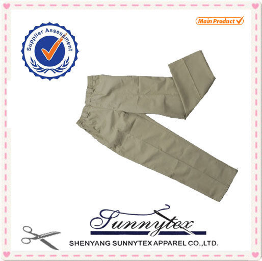 100% Cotton Mens Cargo Pants with Side Pockets