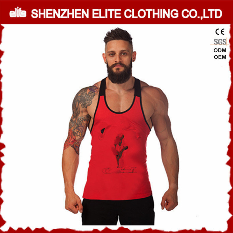 Men Custom Gym Bodybuilding Singlet Stringer (ELTMBJ-601)