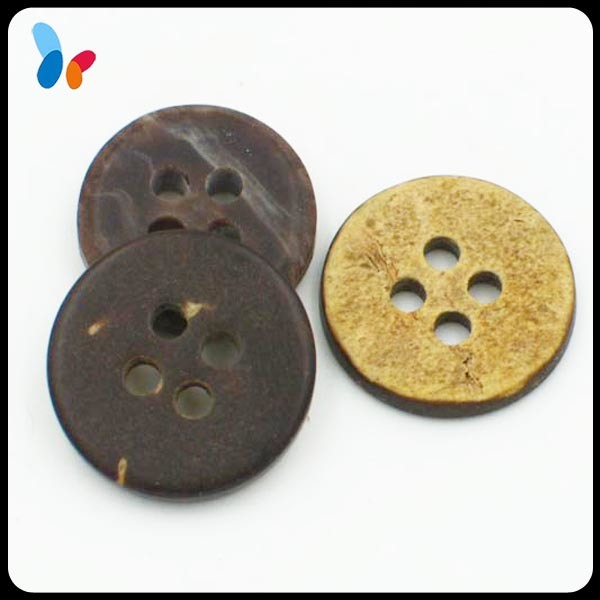 Custom Sewing Buttons Nature Coconut Button with Four Holes