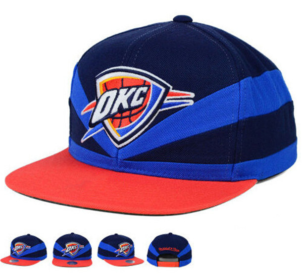 2016 Red Blue Cotton Basketball Snapback Cap with DIY Logo