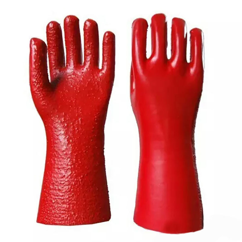 Non-Slipped PVC Hand Working Safety Gloves