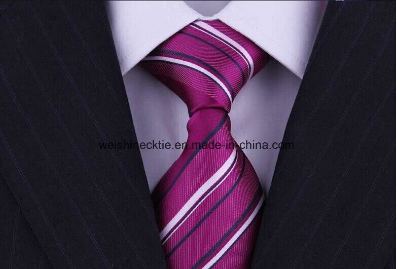 Men's Fashion Stripe Micorfiber Woven Neckties