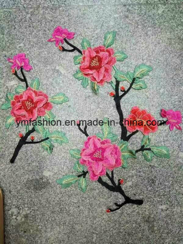 Hot Sell Fashion Garment Accessories Embroidery Flower Ym-39
