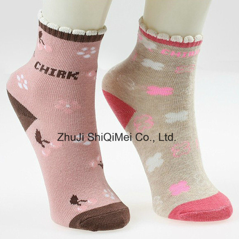 Factory Custom Fashion Young Lady Girl Tube Socks