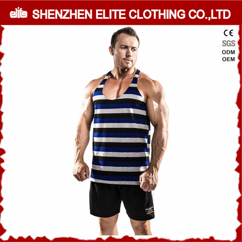 Gym Custom Tank Top for Men Clothes Gym Stringer (ELTMBJ-618)