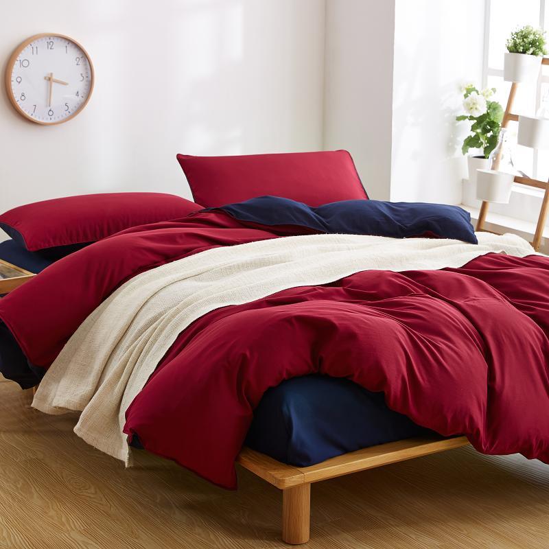 Plain Color Brushed Polyester Blanket Cover Bed Sheet