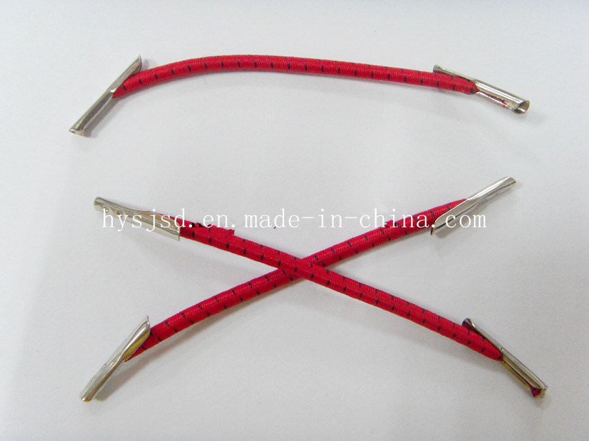 Best Quality and Low Price Elastic Shoelace with Metal End
