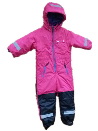 Pink Hooded Reflective Waterproof Jumpsuits