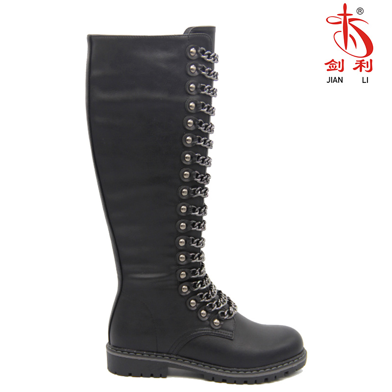 Sexy Tall Boots Flat Winter Snow Footwear for Ladies (BT745)