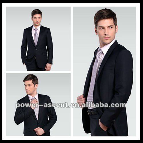 Wholesale OEM Men's Business Formal Black Suits