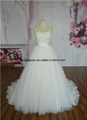 Sleeveless Wedding Dress Wedding Gown Bridal Dress OEM Service Factory