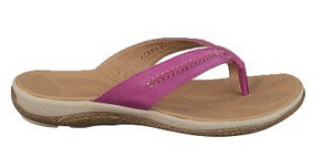 Feel at Ease Nubuck Leather Thong Style Sandals