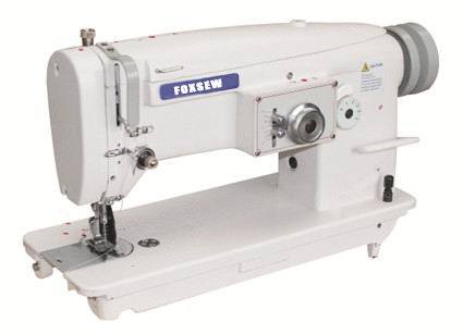 Flat Bed Drop Feed Zigzag Sewing Machine Heavy Duty with Large Hook