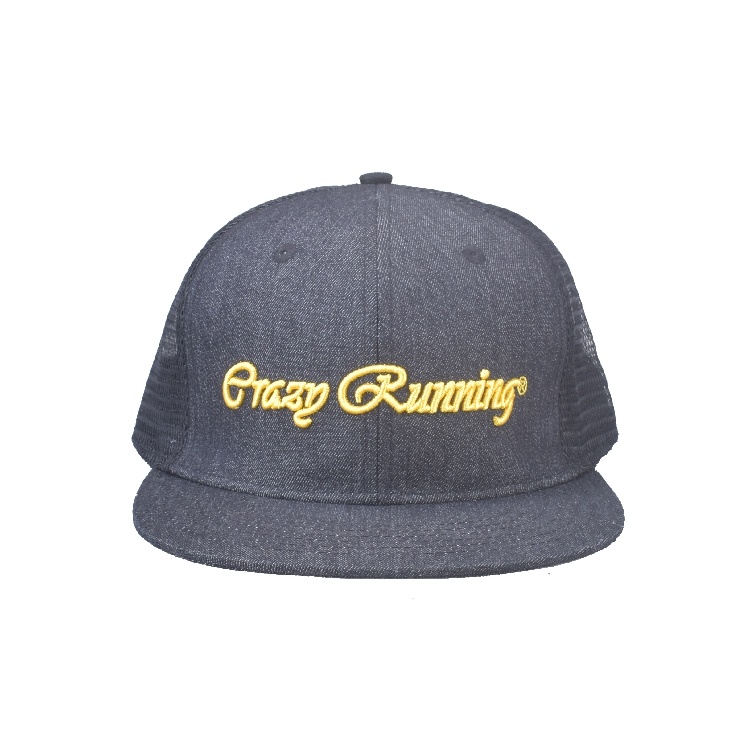 Fashion Gray Embroidery Logo Snapback Cap Trucket Cap