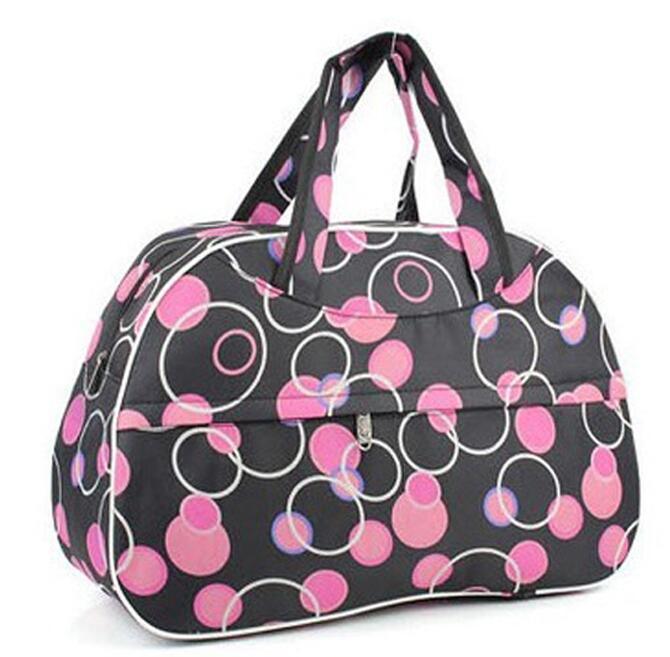 Fashionable Patterns Zipper Totes Womens Sports Travel Bag Sh-16050605
