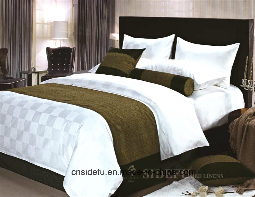 Stylish Pattern 100 Cotton Hotel Western Checkboard Bedding Set