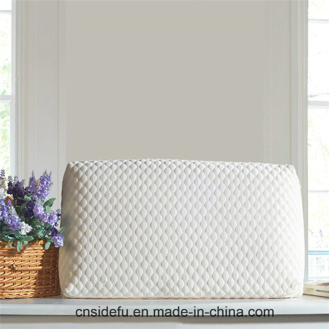 Wholesale Ventilated Scuba Knit Fabric Natural Latex Foam Pillow Thailand