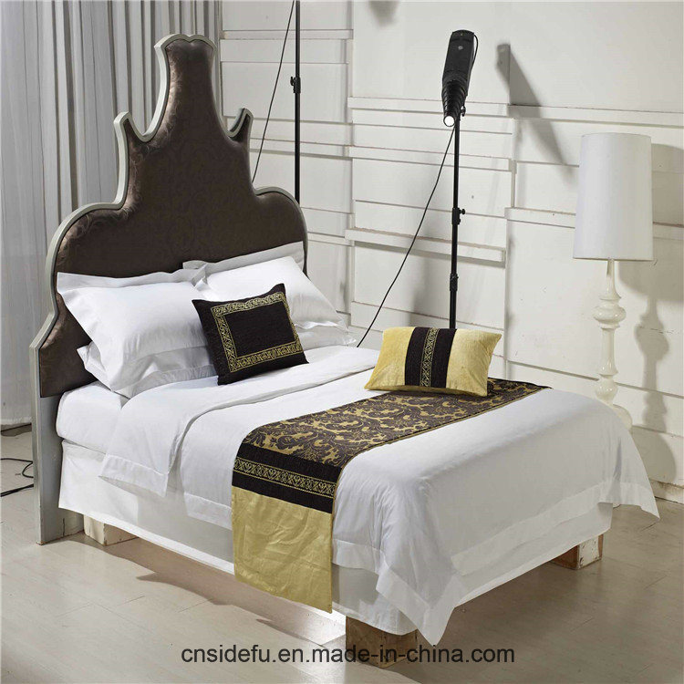 Five-Star Hotel Cotton Plain Satin Bed Sheet