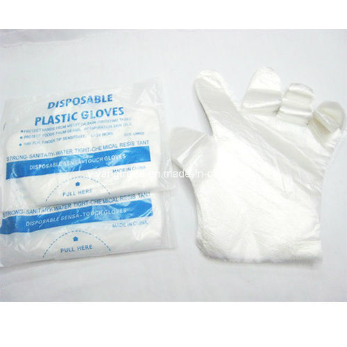 Food Usage Plastic Disposable PE Glove