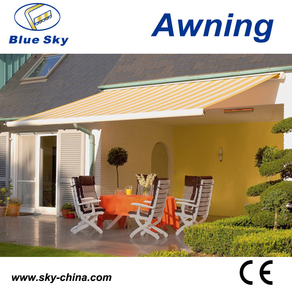 Hot Sale Folding Polyester Retractable Awning (B4100)