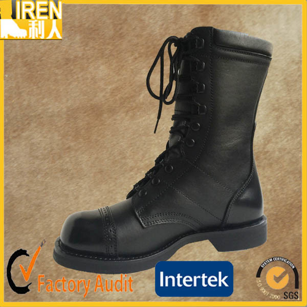 Factory Direct Price Cheap Genuine Cow Leather Military Combat Boot