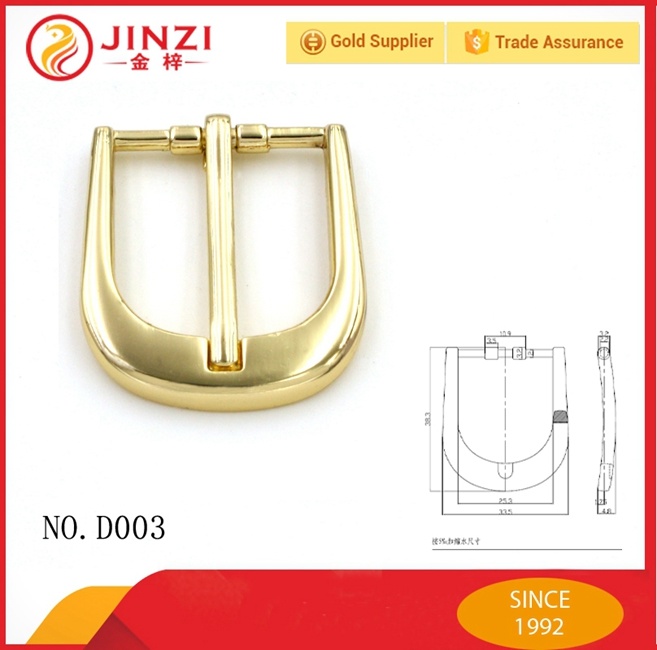 Jinzi Bag Accessories Custom Metal Pin Belt Buckles
