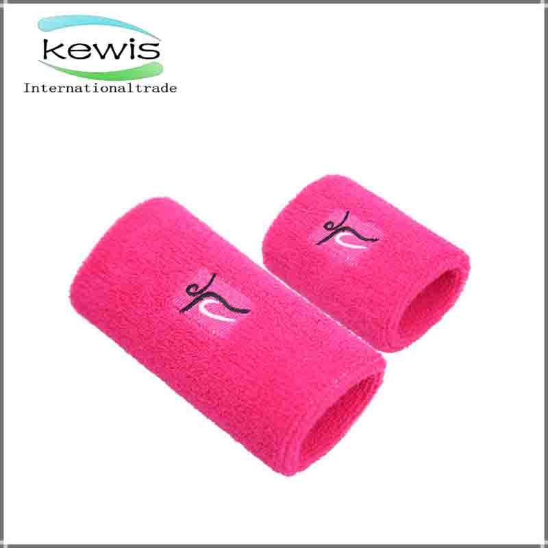 Colored Cotton Long Style Embroidery Cotton Wristband